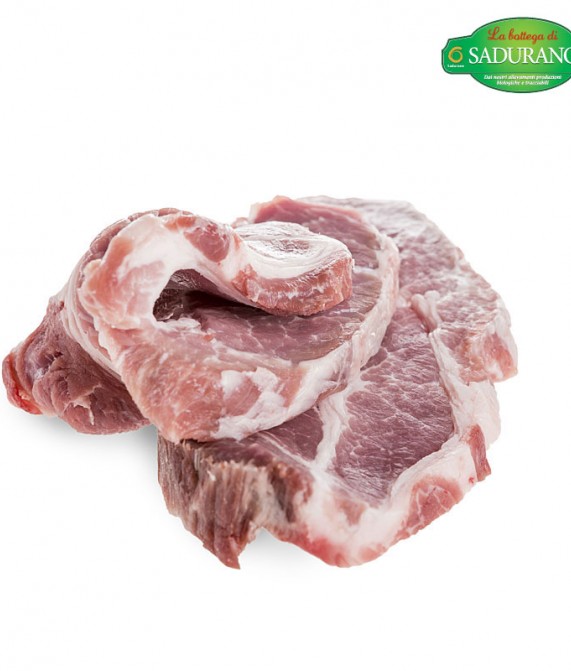Braciole di coppa di suino bio senza osso